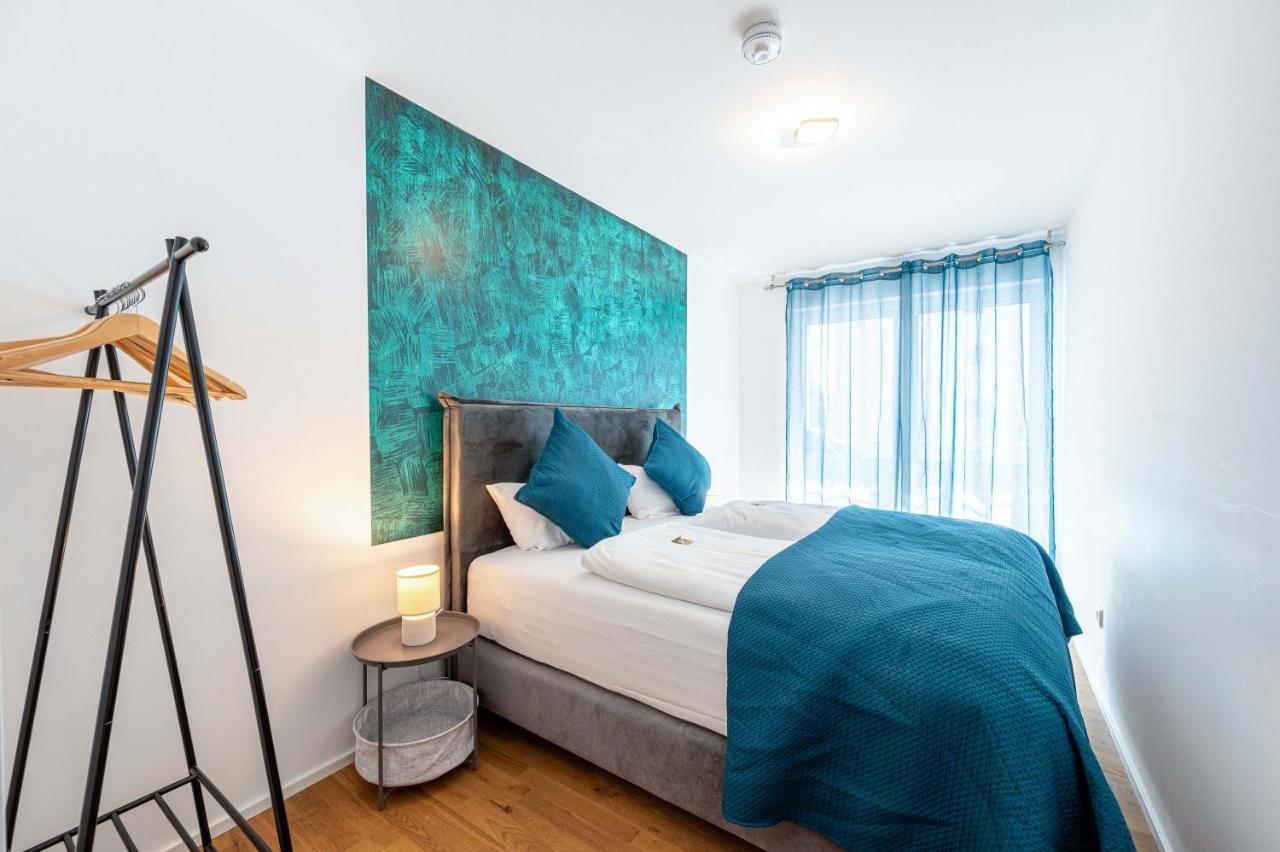 루드빅스하펜 암 라인 Lit Living: Luxus - Box Spring - Parking - Terrace 아파트 외부 사진