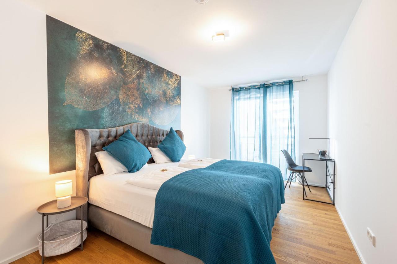루드빅스하펜 암 라인 Lit Living: Luxus - Box Spring - Parking - Terrace 아파트 외부 사진
